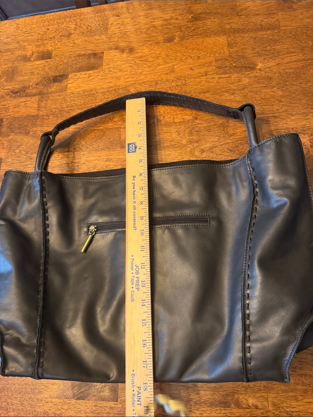 The Sak Large Feliz Tote black leather bag - Picture 9 of 10